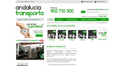 Desktop Screenshot of andaluciatransporta.com