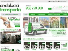 Tablet Screenshot of andaluciatransporta.com